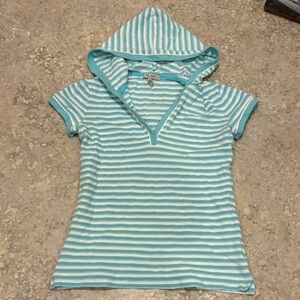 Old navy Y2K hooded t-shirt